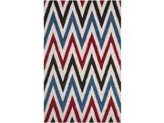 Safavieh Handmade Moroccan Chatham Chevron Ivory Wool Rug (6' x 9') Safavieh Handmade Moroccan Chatham Chevron Ivory Wool Rug (6' x 9')