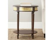 Safavieh Bernice Dark Brown Side Table