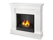 Real Flame Chateau Ventless Gel Fireplace in White 5910 W