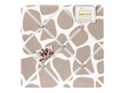 Sweet JoJo Designs Giraffe Tan Fabric Memory Board