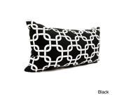 Links Small Pillow Black