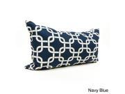 Links Small Pillow Blue