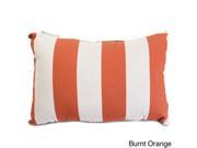 Majestic Home Goods Vertical Stripe Small Pillow Orange