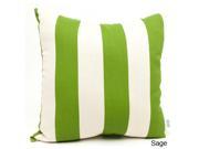 Majestic Home Goods Vertical Stripe Large Square Pillow