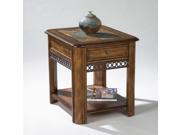 Madison Wooden Rectangular Single Drawer End Table