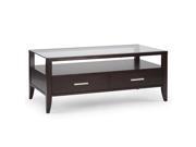 Baker Wood Collection Rectangular Cocktail Table