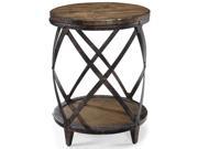 Pinebrook Natural Pine Round End Table