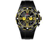 Seapro Men s Drive Black Yellow Chronograph Watch