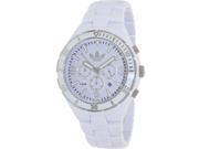 Adidas Men s Melbourne ADH2742 White Plastic Quartz Watch with White Dial