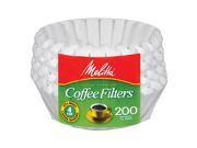 Melitta 62914 Paper White 4 6 Cup Jr. Basket Coffee Filters 600 Count