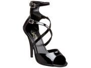 Pleaser SEDUCE 205 Women s 5 inch Criss cross Ankle Strap Sandals