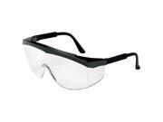 MCR Safety SS010 Protective Eyewear Lightweight Black Frame