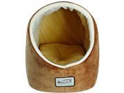 Armarkat 19 inch Brown and ivory Waterproof No Skid Pet Bed House
