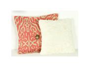 Cotton Tale Raspberry Dot 2 piece Pillow Set
