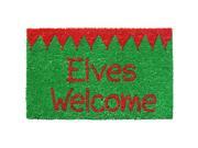 Elves Welcome Non slip Doormat