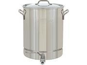 Bayou Classic 8 gallon Stainless Steel Stockpot with Spigot