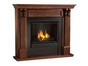 Real Flame Mahogany Finish Gel Fireplace
