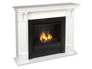 Real Flame Ashley White Gel Fireplace