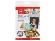 GBC 5x7 in Photo Savers Repositionable Laminating Pouches Pack of 30