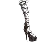 Pleaser Women s Delight 698 6 inch Stiletto Heel Lace Up Sandal