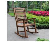 International Caravan Trinidad Acacia Oil Finish Porch Rocker