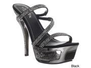Pleaser Day Night Women s Deluxe 603 Strap Cut out Platform Sandals