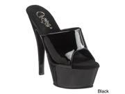 Pleaser Women s Kiss 201 6 inch Spike Heel Platform Sandal