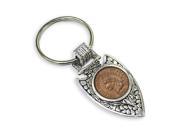 American Coin Treasures Civil War Coin Arrowhead Keyring