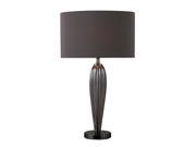Dimond Carmichael LED Table Lamp in Steel Smoked and Black Nickel D1597 LED