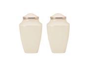 Lenox Solitaire Square Salt and Pepper Shakers Set