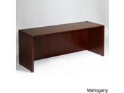 Boss 66 inch Cherry or Mahogany Finished Desk Shell