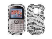 INSTEN Black Zebra Phone Case Cover for Alcatel One Touch 871A