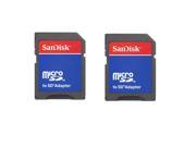SanDisk MicroSD Micro SD to SD HC SDHC Memory Card Adapter Reader