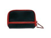 Sony LCS MDA R Cyber Shot Black Red Leather Carrying Case