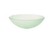 Decolav Miami Frosted Tempered Glass Vessel Sink