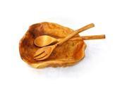 Fir Wood Rootworks Large Bowl with Root Servers China