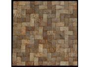 Natural Brown Convex Coconut Wall Tile