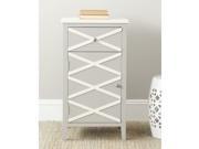 Safavieh Brandy Grey White Small Cabinet