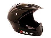 Razor Youth Gloss Black Full Face Bicycle Helmet