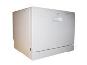 Portable White Countertop Dishwasher