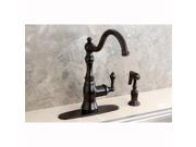 American Classic Oil Rubbed Bronze Single Handle Swiveling Kitchen Faucet