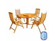 International Caravan Royal Tahiti Vitoria 6 piece Outdoor Dining Set