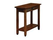 Favorite Finds Rustic Oak Chairside Table