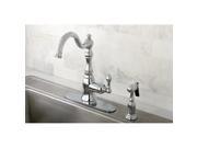 Kingston Brass GS7701ACLBS Kitchen Faucet Polished Chrome
