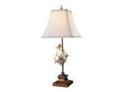 Dimond Lighting Delray LED Table Lamp in Conch Shell and Bronze D1979 LED