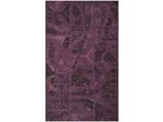 Safavieh Palazzo Black Purple Over Dyed Chenille Indoor Rug 4 x 6