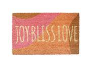 Joy Bliss Love Non slip Coir Doormat