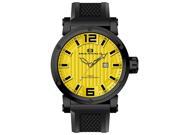 Oceanaut Men s Loyal Stainless Steel Watch with Yellow Dial