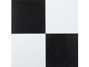 Nexus Black and White 12 x 12 Inch Self Adhesive Vinyl Floor Tile