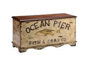 Portola Bay Ocean Pier Design Storage Chest